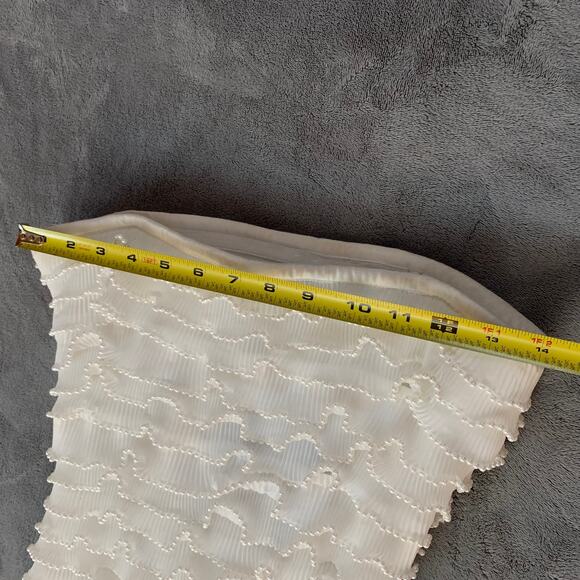 NWT Gianni Binni X Venita Aspen Odette Plisse Pearl Trim Strapless Sheath Dress - Picture 13 of 16